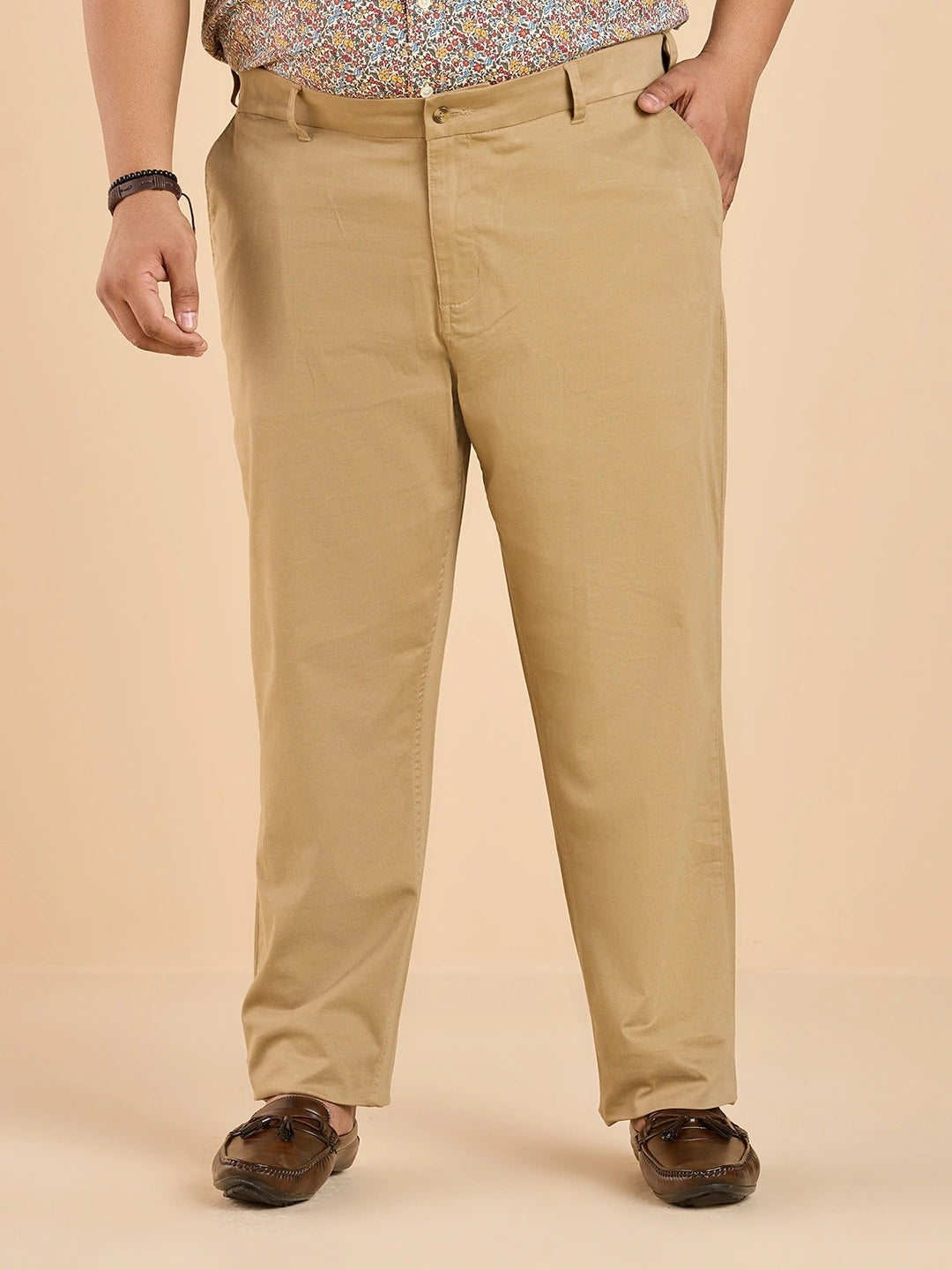 BIG HELLO - THE PLUS LIFE-Men Relaxed Must Have Trousers