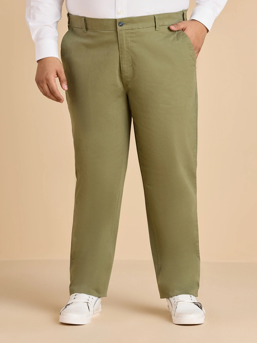 BIG HELLO - THE PLUS LIFE-Men Relaxed Must Have Trousers