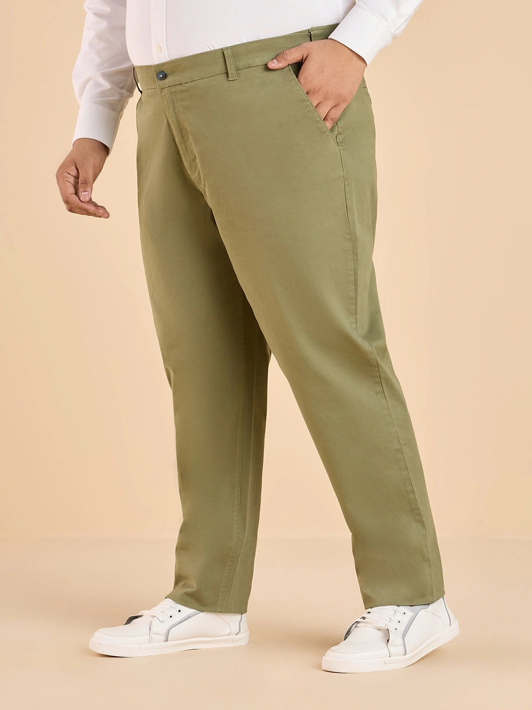 BIG HELLO - THE PLUS LIFE-Men Relaxed Must Have Trousers
