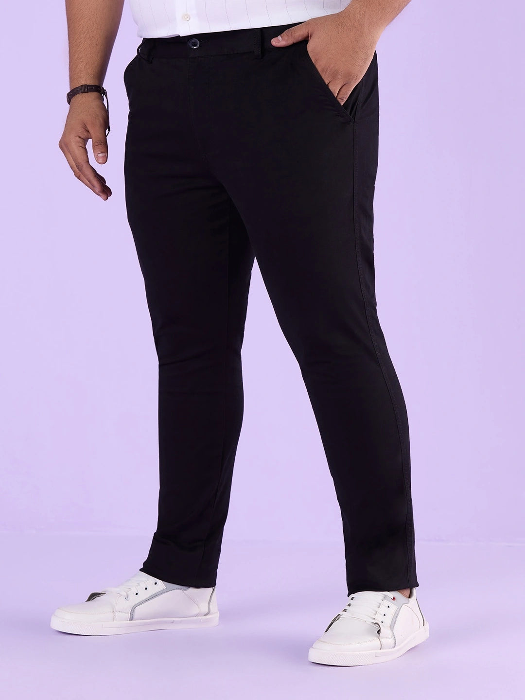 BIG HELLO - THE PLUS LIFE-Men Relaxed Must Have Trousers