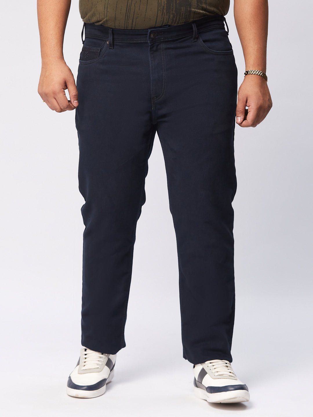 Men Kelvin Fit Dark Wash Strech Jeans