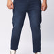 Mens Zach Fit Dark Wash Stretch Jeans | XL-7XL