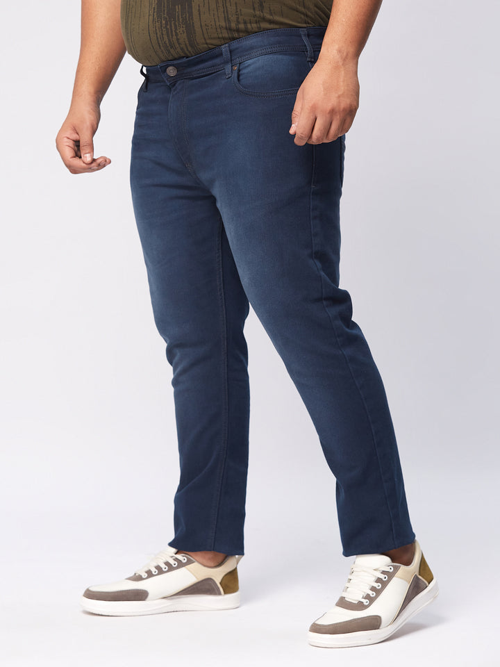 PLUS SIZE MEN ZACH FIT DARK WASH STRECH JEANS | XL-7XL