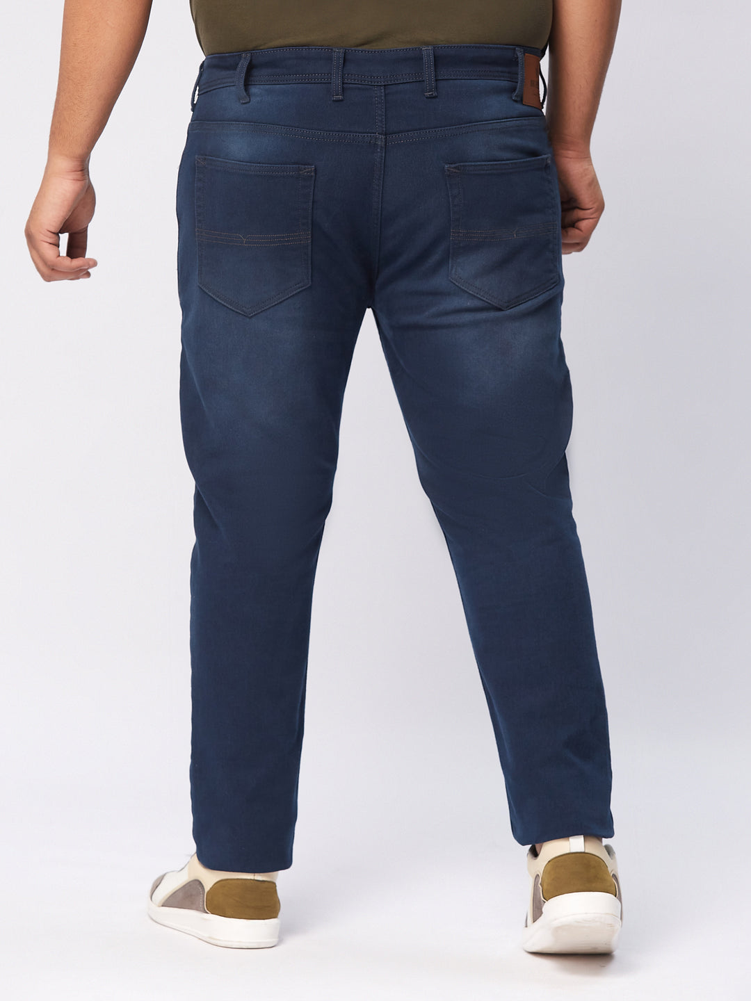 PLUS SIZE MEN ZACH FIT DARK WASH STRECH JEANS | XL-7XL