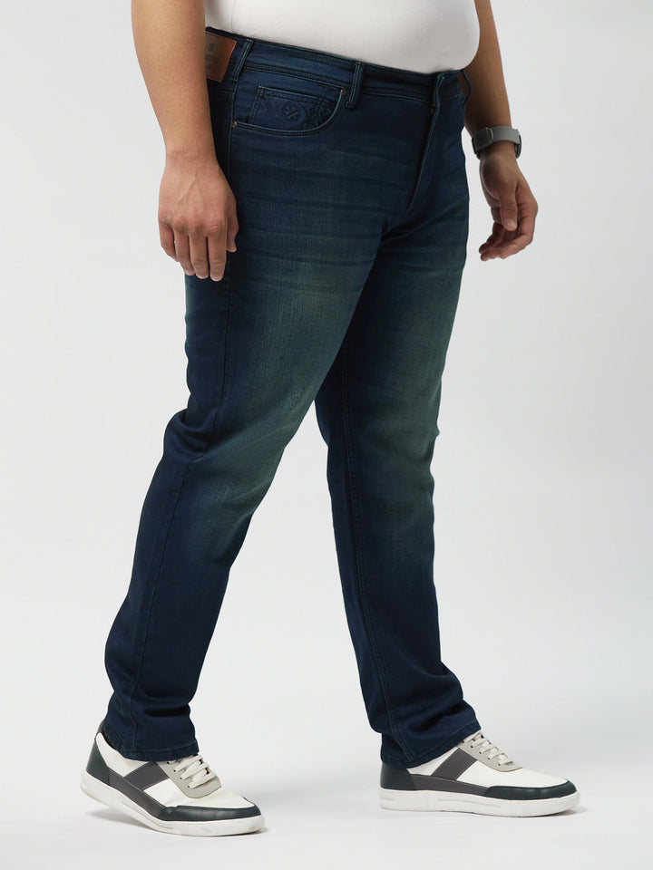 Mens Zach Fit Dark Wash Stretch Jeans