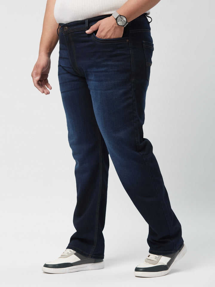 Men Kelvin Fit Medum Wash Stretch Jeans