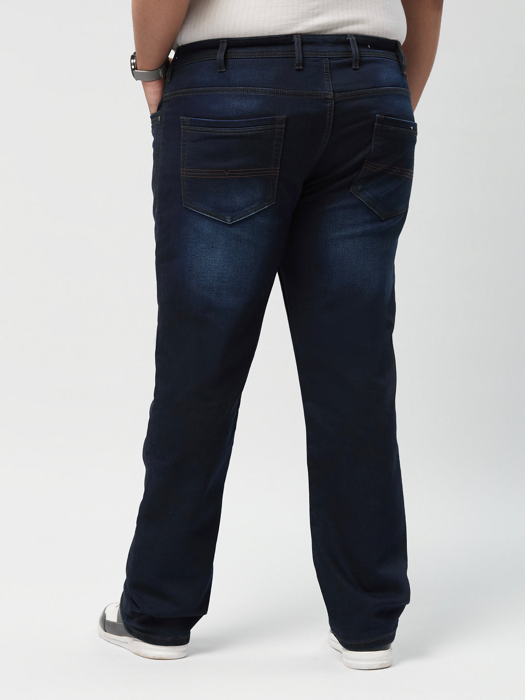 Men Kelvin Fit Medum Wash Stretch Jeans