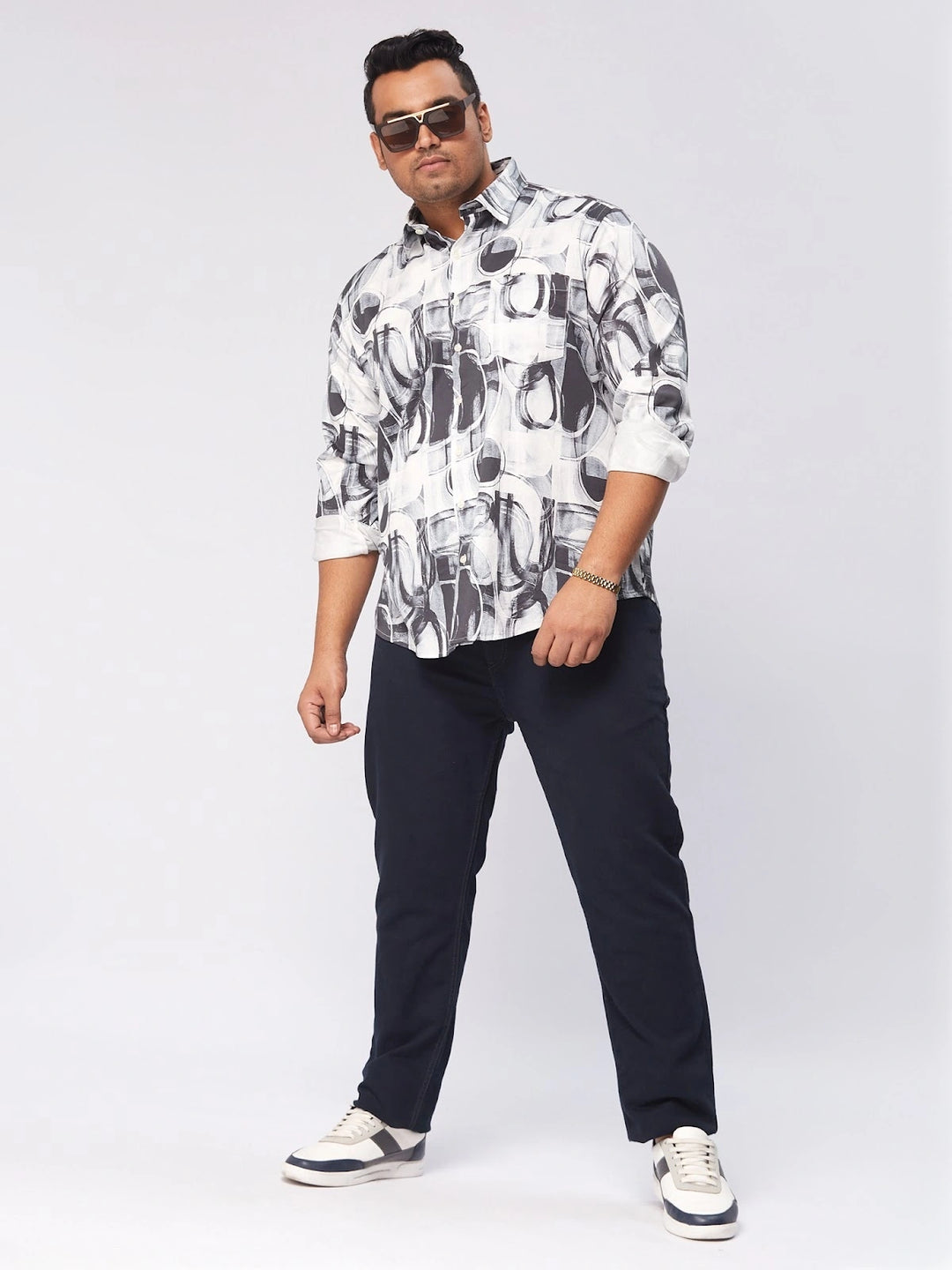 BIG HELLO - THE PLUS LIFE-Dark Wash Cotton Stretch Jeans