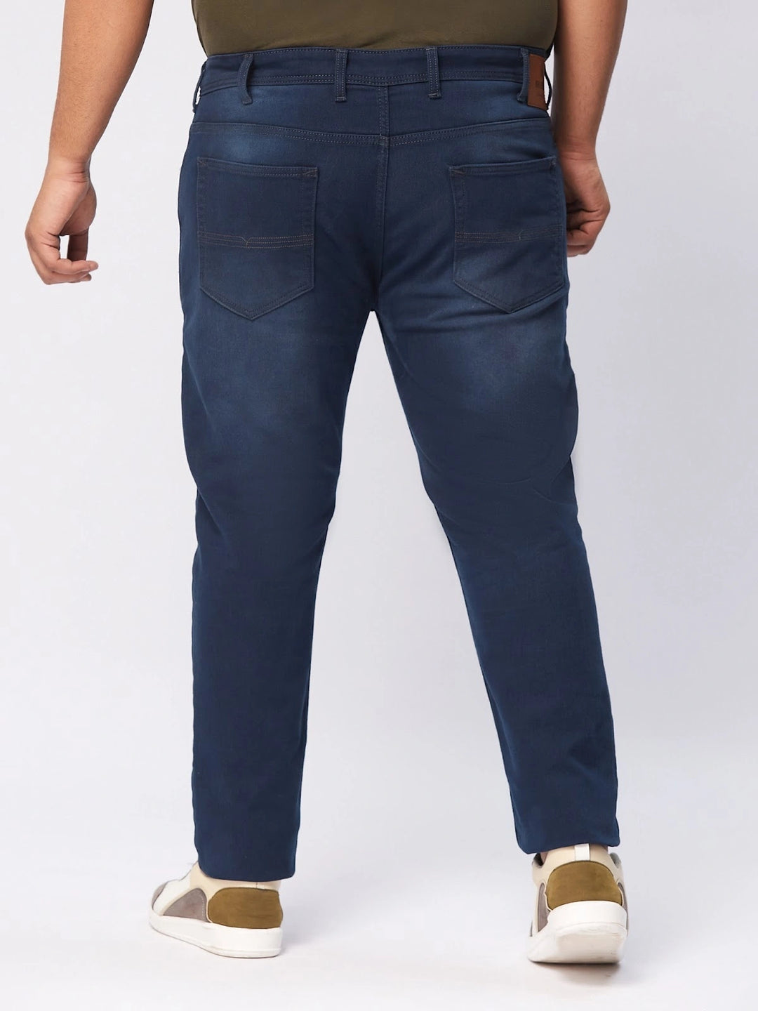 BIG HELLO - THE PLUS LIFE-Dark Wash Cotton Stretch Jeans