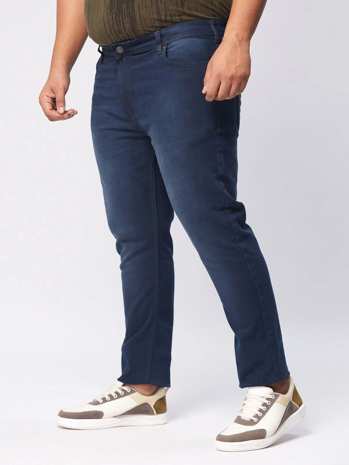 BIG HELLO - THE PLUS LIFE-Dark Wash Cotton Stretch Jeans