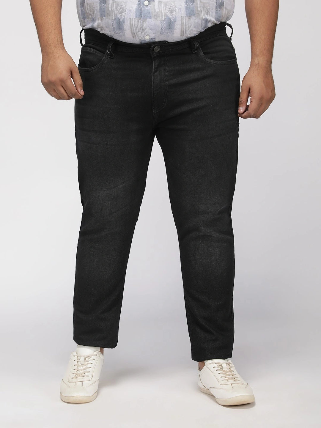 BIG HELLO - THE PLUS LIFE-Rinse Wash Cotton Stretch Jeans