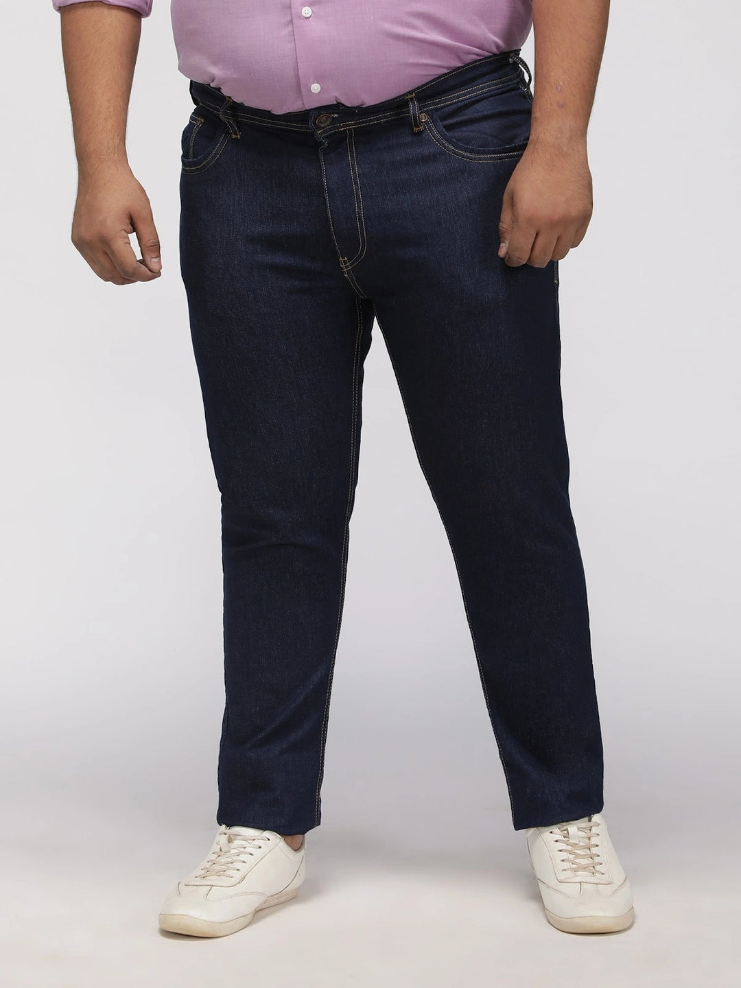 BIG HELLO - THE PLUS LIFE-Rinse Wash Cotton Stretch Jeans