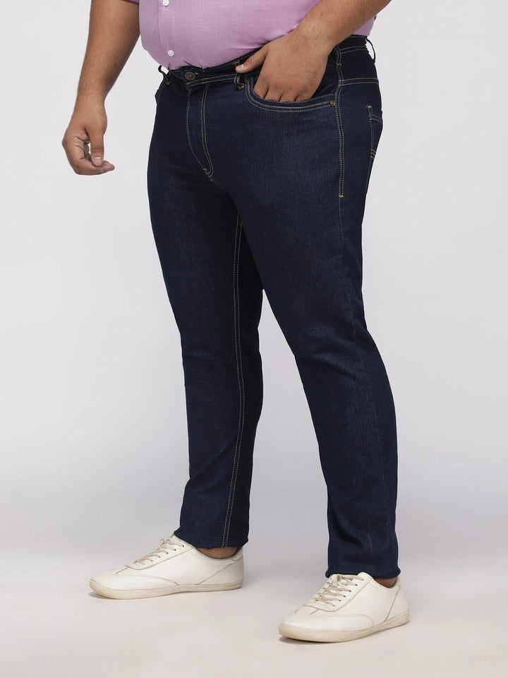 BIG HELLO - THE PLUS LIFE-Rinse Wash Cotton Stretch Jeans