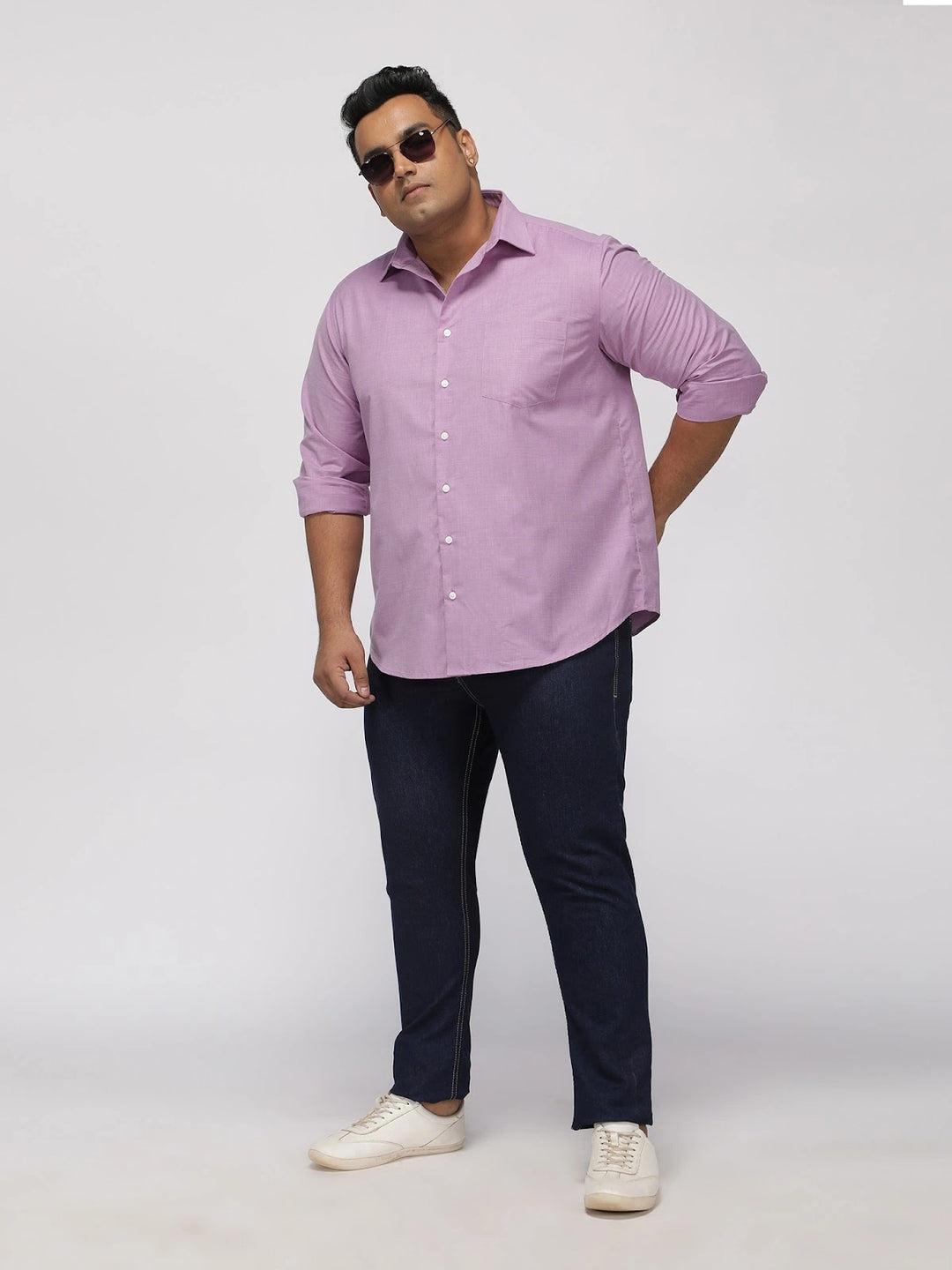 BIG HELLO - THE PLUS LIFE-Rinse Wash Cotton Stretch Jeans