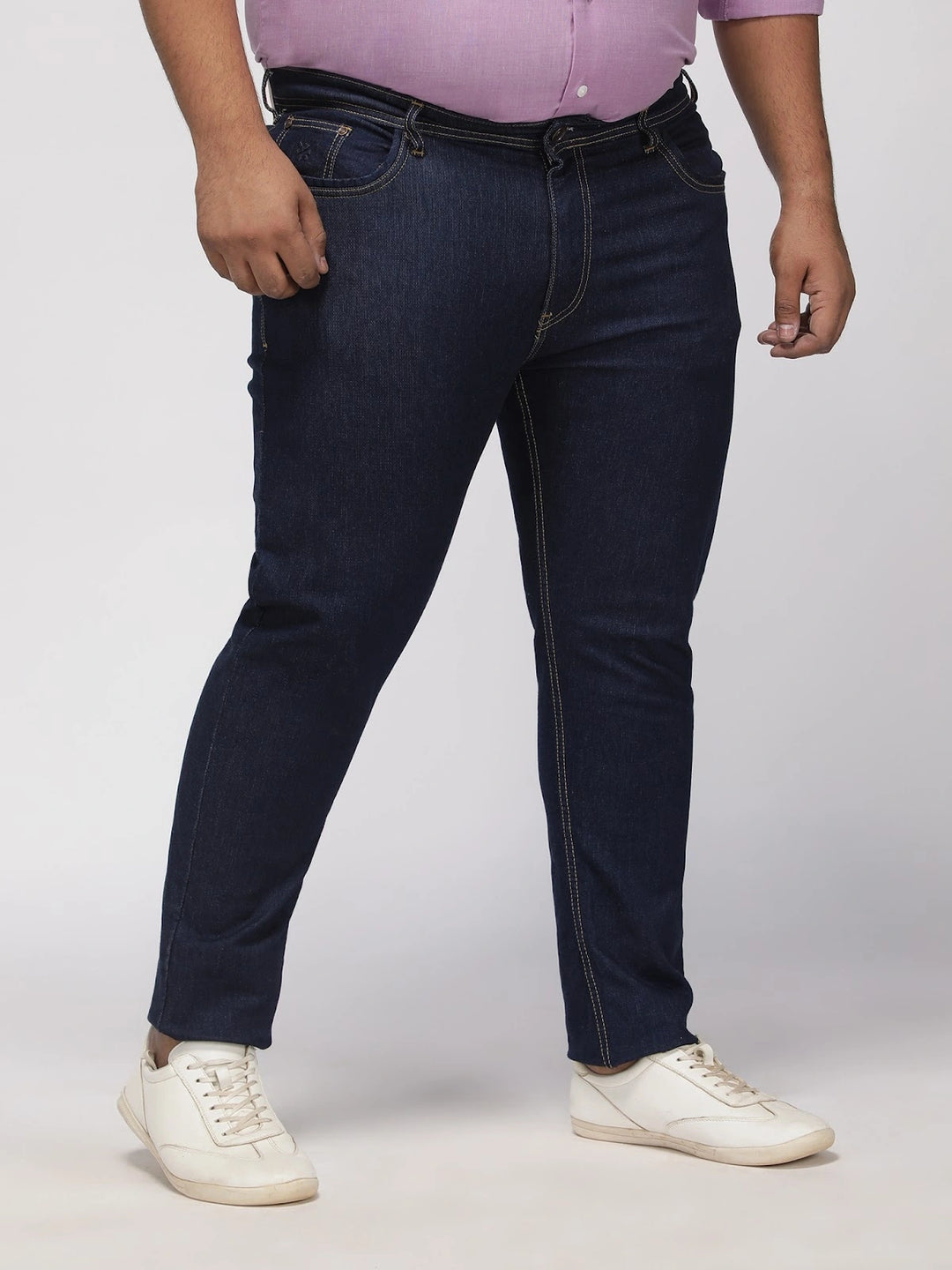 BIG HELLO - THE PLUS LIFE-Rinse Wash Cotton Stretch Jeans