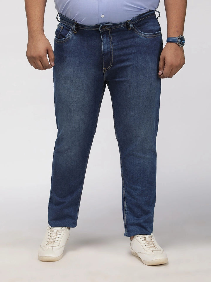 BIG HELLO - THE PLUS LIFE-Rinse Wash Cotton Stretch Jeans
