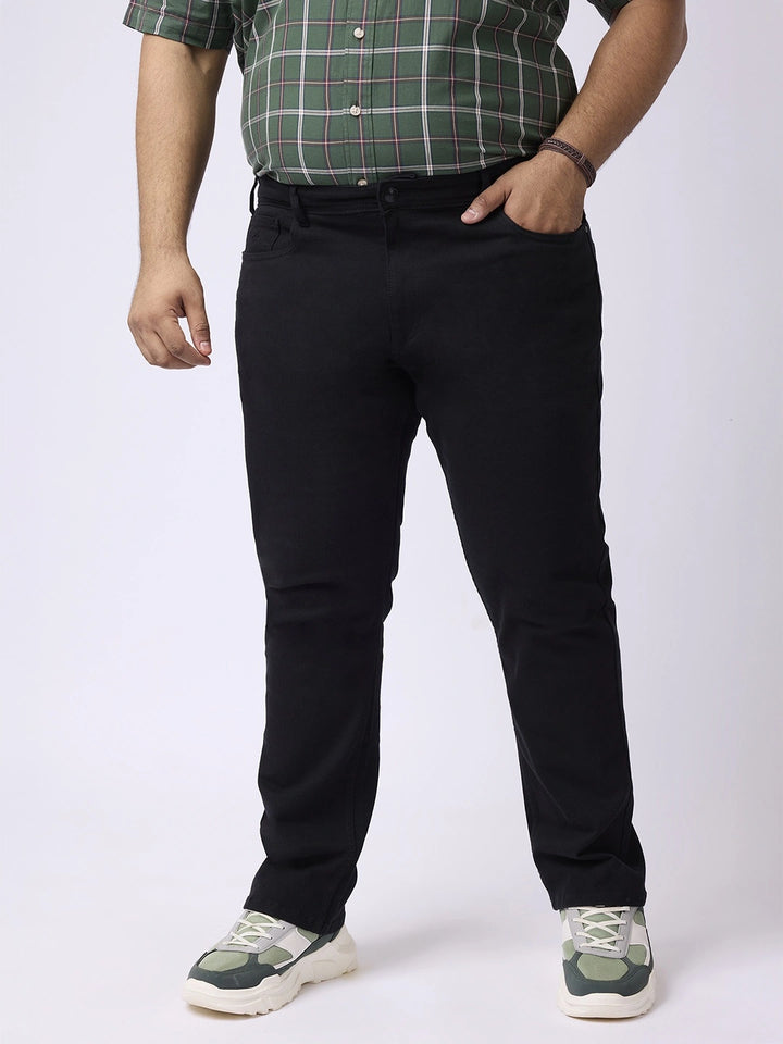 BIG HELLO - THE PLUS LIFE-Denim Wash Cotton Stretch Jeans