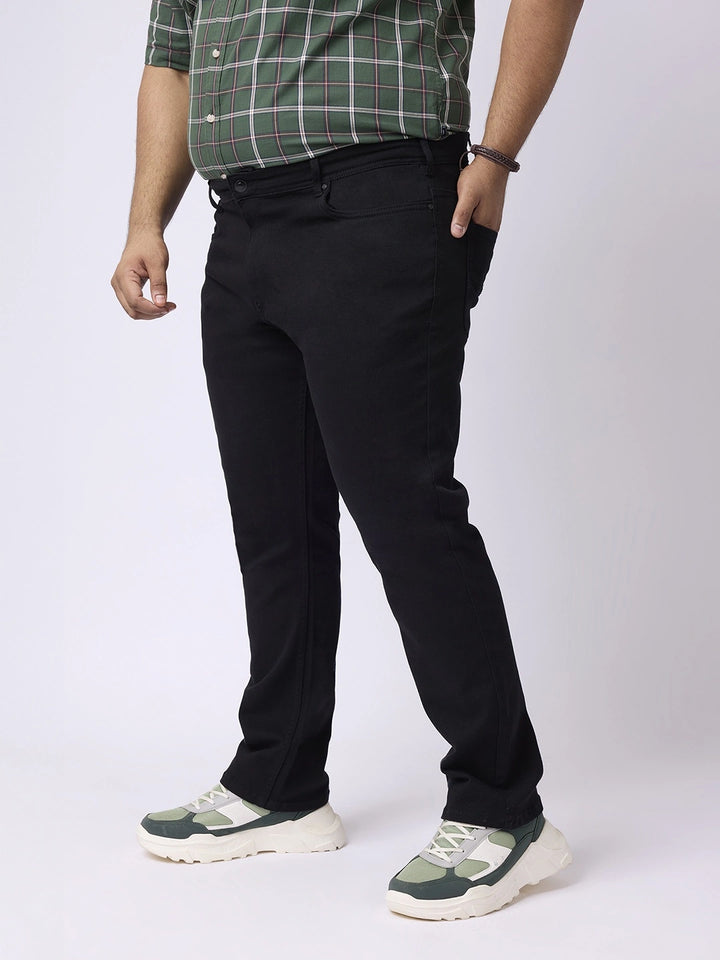 BIG HELLO - THE PLUS LIFE-Denim Wash Cotton Stretch Jeans