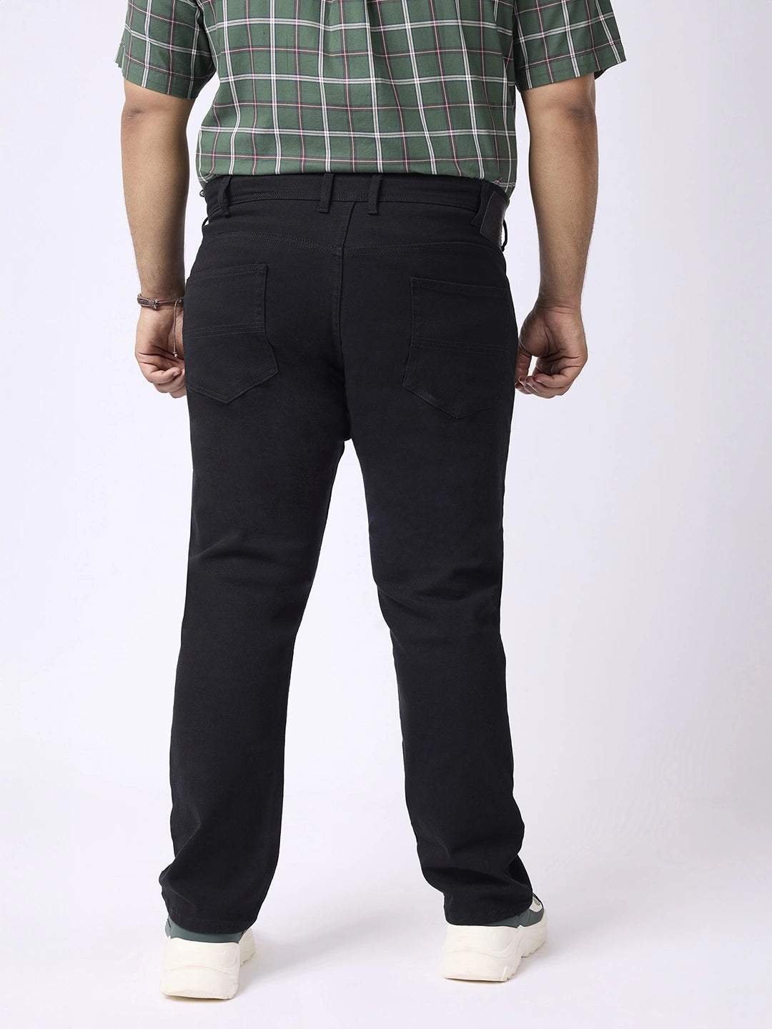 BIG HELLO - THE PLUS LIFE-Denim Wash Cotton Stretch Jeans