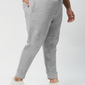 Plus Size Men Everyday Solid Knit Jogger | XL-7XL