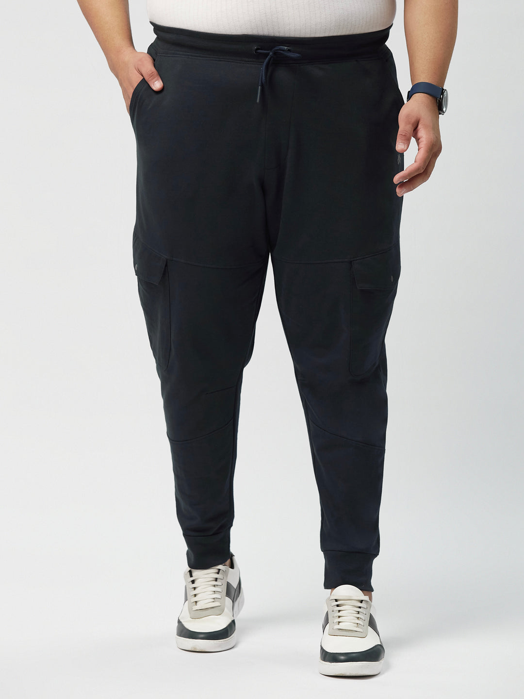 Men Everyday Solid Knit Jogger