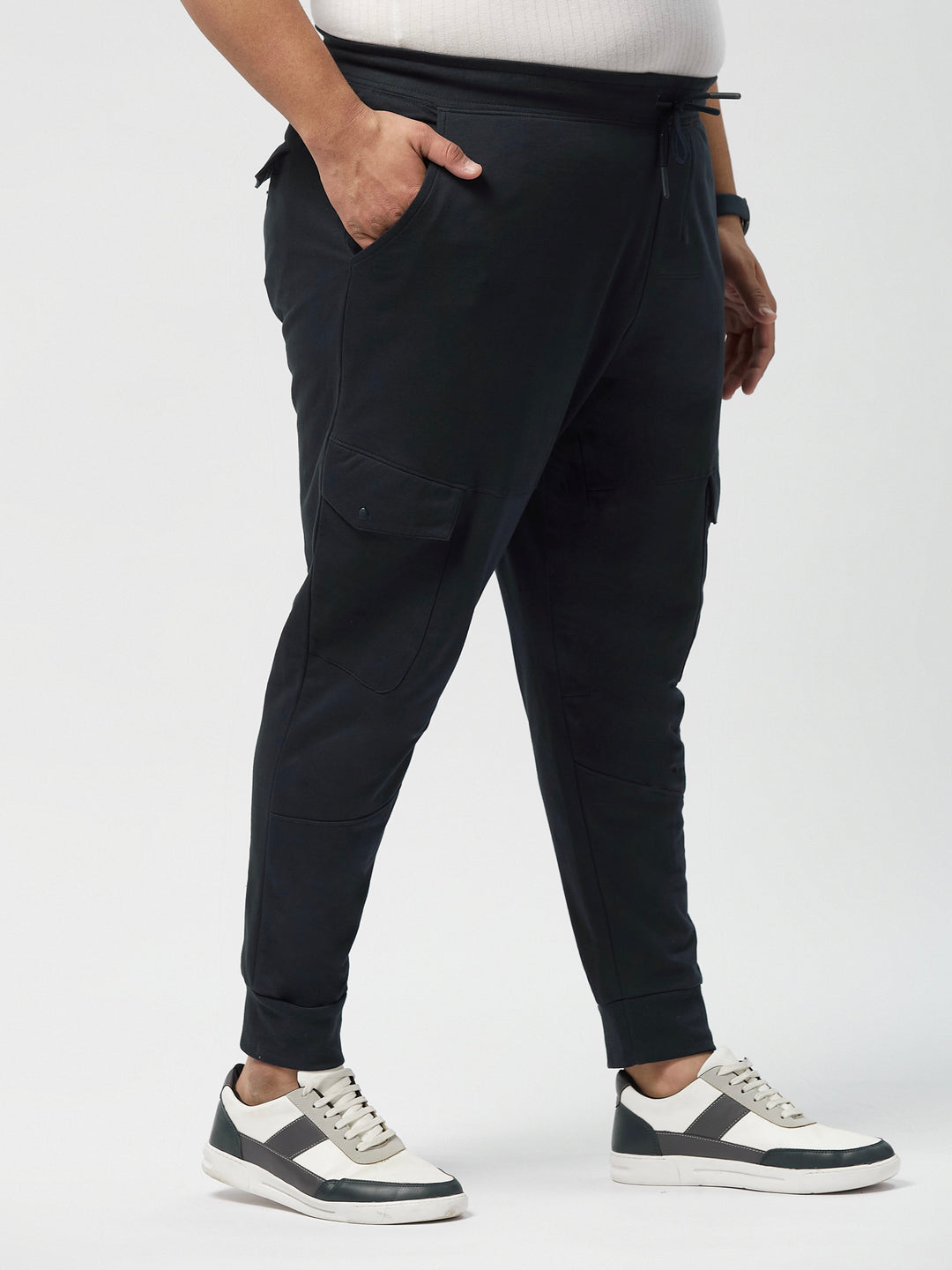 Men Everyday Solid Knit Jogger