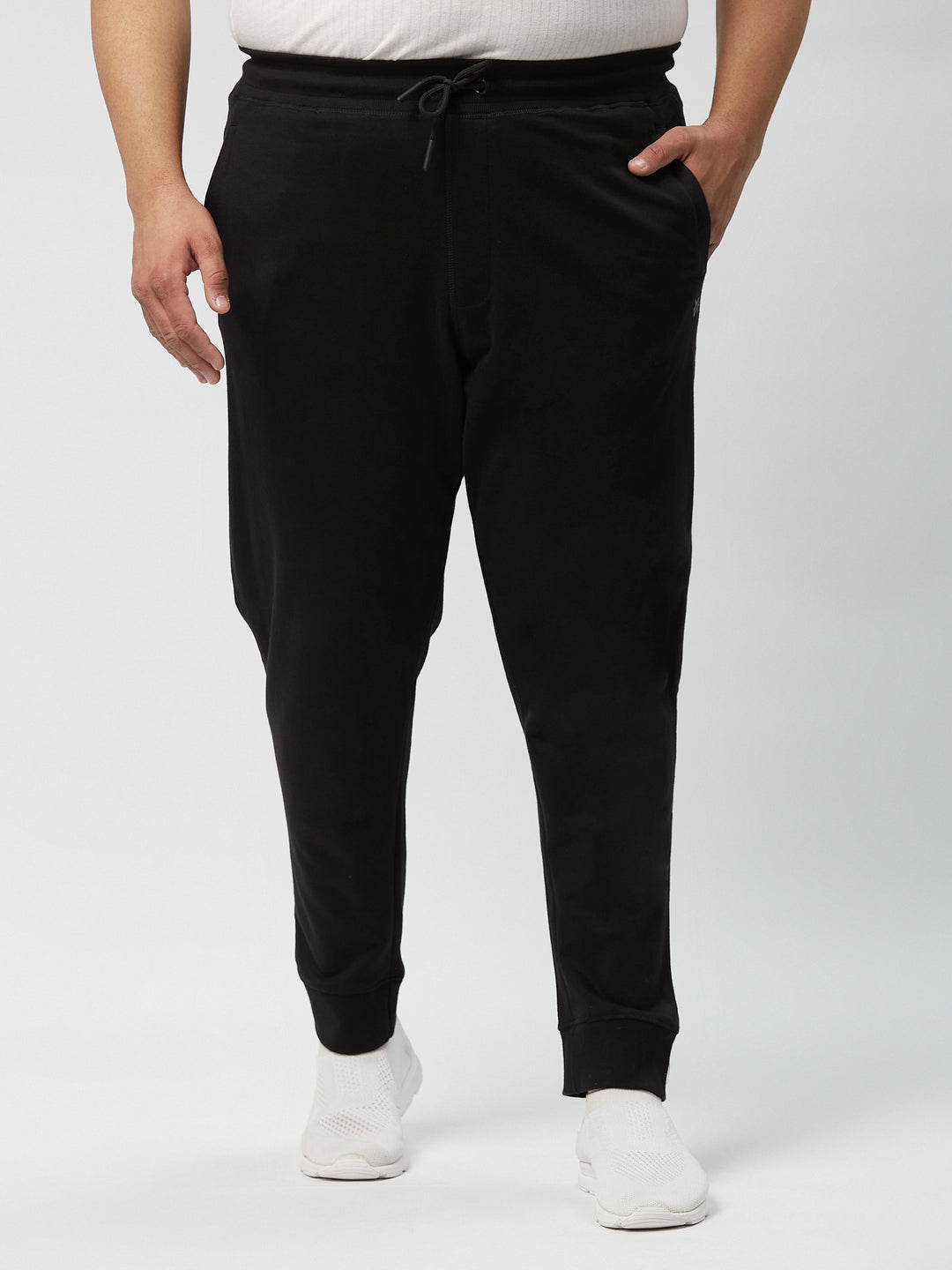 Men Everyday Solid Knit Jogger