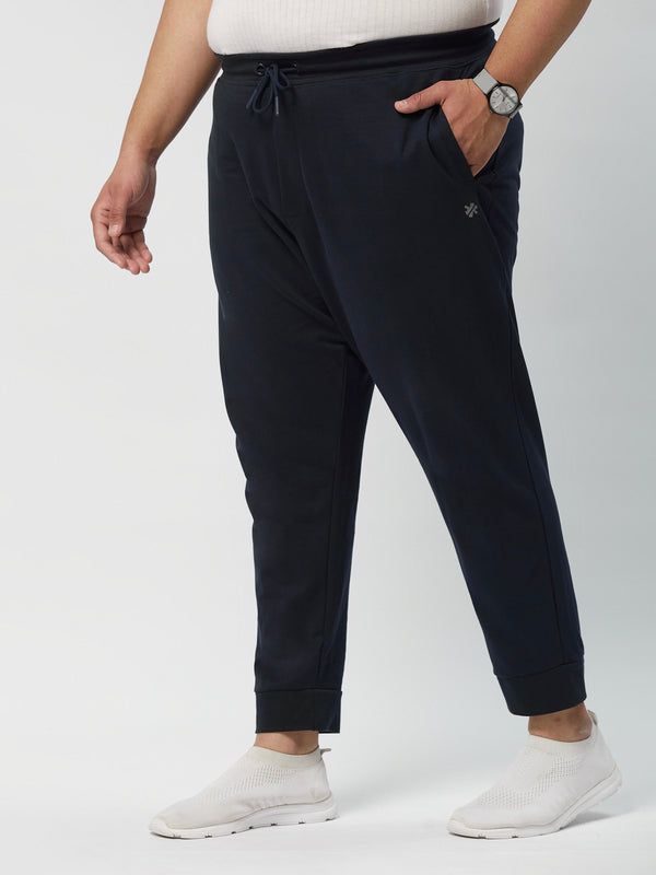 Plus Size Men Everyday Solid Knit Jogger | XL-7XL