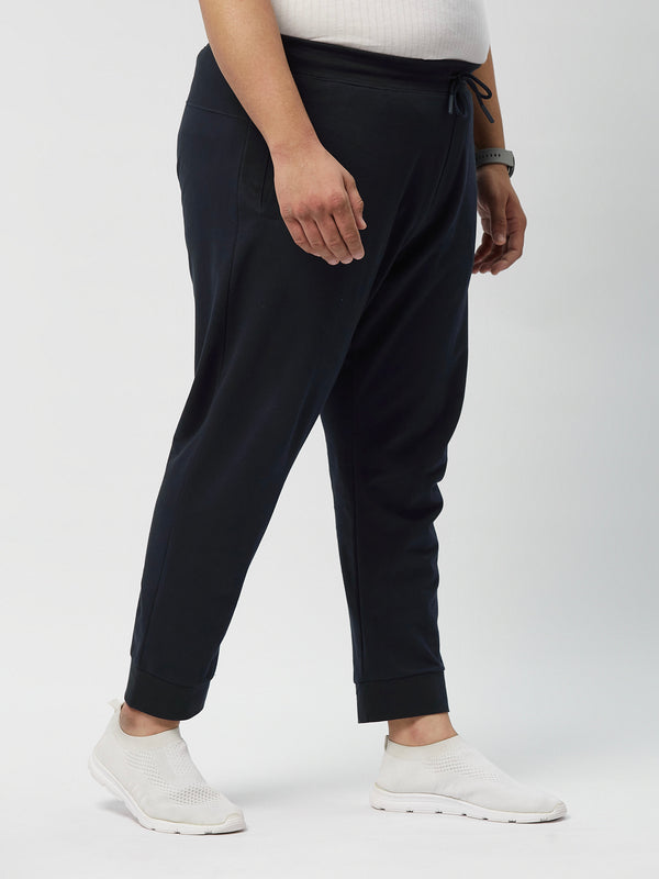 Plus Size Men Everyday Solid Knit Jogger | XL-7XL