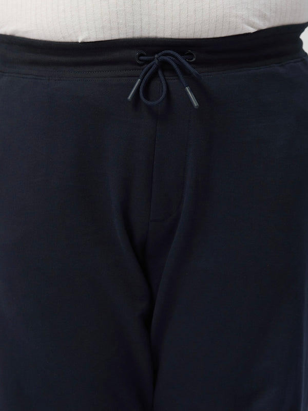 Plus Size Men Everyday Solid Knit Jogger | XL-7XL
