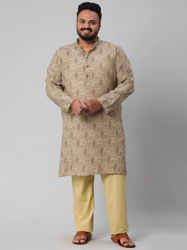 BIG HELLO - THE PLUS LIFE-Men Ethnic Wear Kurta