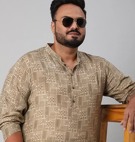 BIG HELLO - THE PLUS LIFE-Men Ethnic Wear Kurta
