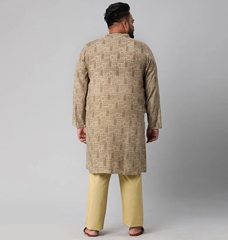 BIG HELLO - THE PLUS LIFE-Men Ethnic Wear Kurta