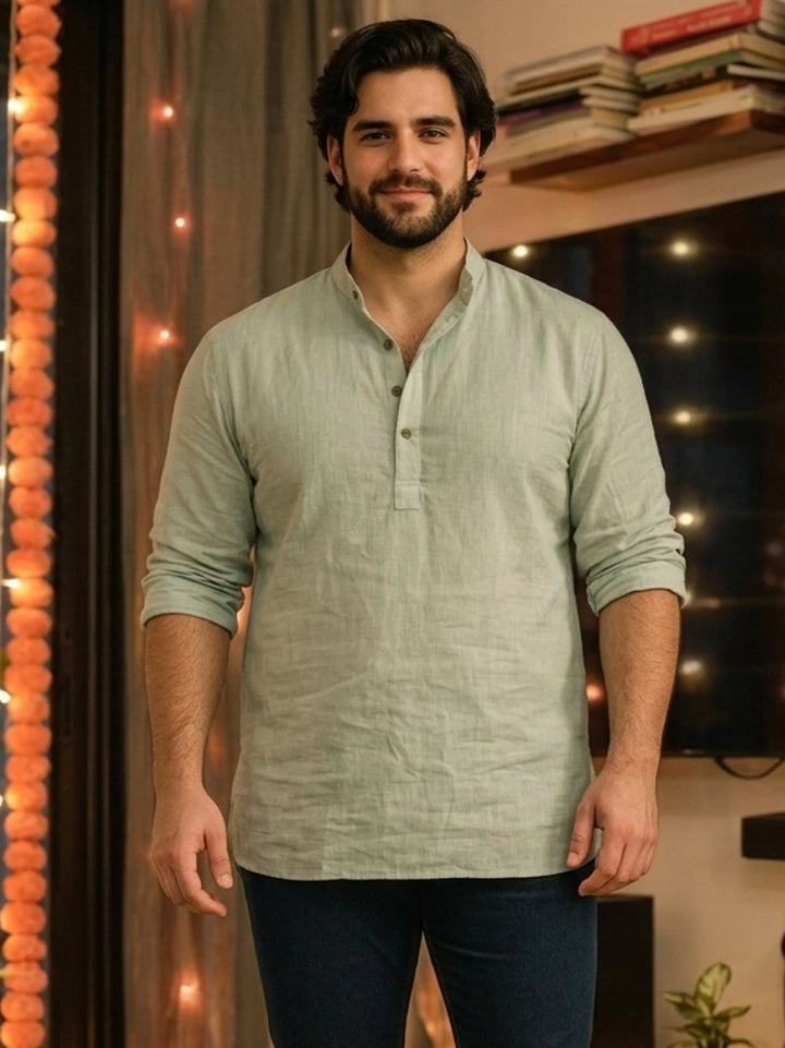 BIG HELLO - THE PLUS LIFE-Men Ethnic Wear Kurta