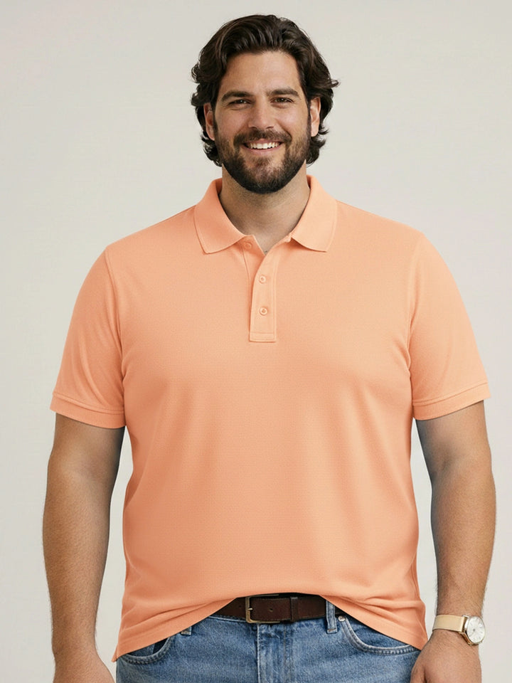 BIG HELLO - THE PLUS LIFE-Men Relaxed Must Have Polo T-Shirts