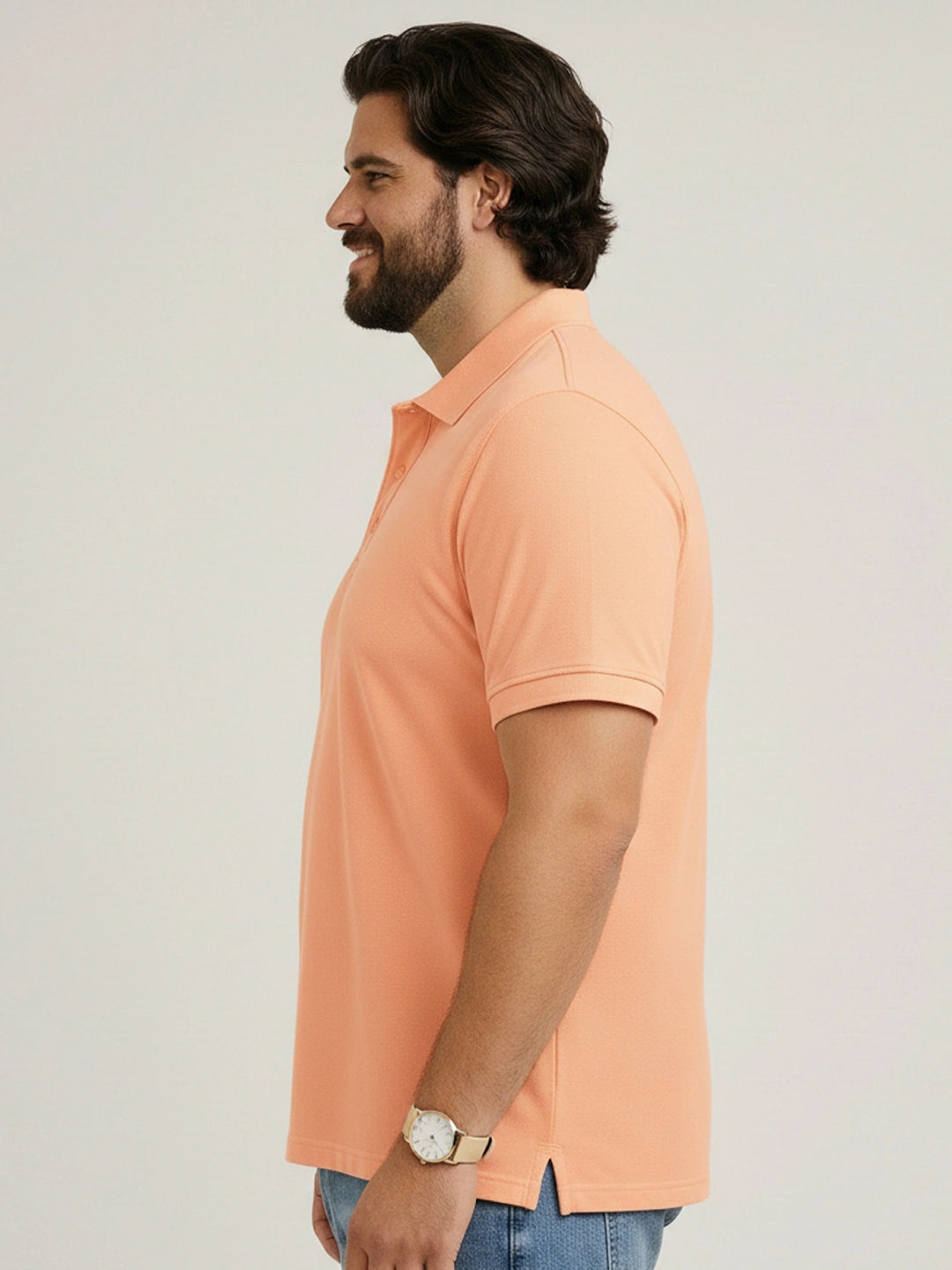 BIG HELLO - THE PLUS LIFE-Men Relaxed Must Have Polo T-Shirts