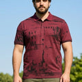 PLUS SIZE MEN PRINTED POLO T-SHIRT| XL-7XL