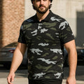 PLUS SIZE MEN PRINTED POLO T-SHIRT| XL-7XL
