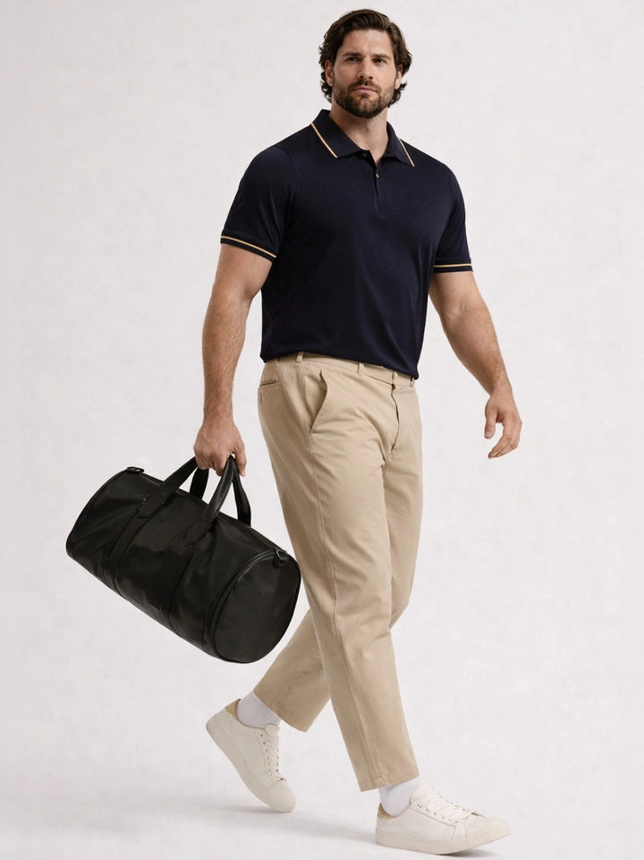 BIG HELLO - THE PLUS LIFE-Men Occasion Polo T-Shirts