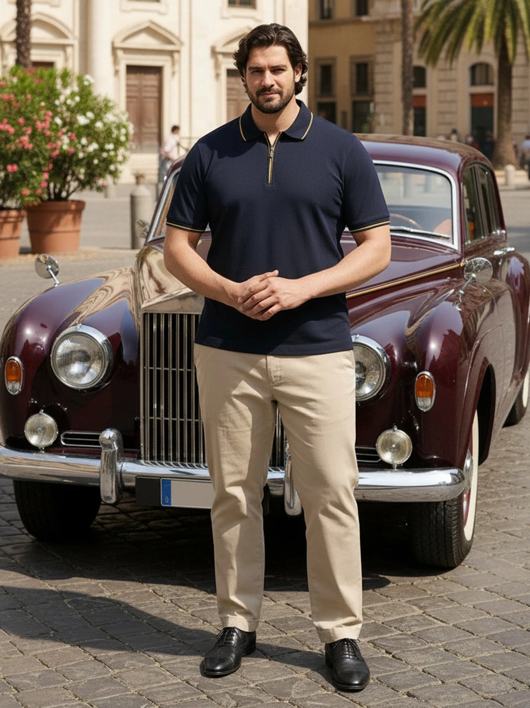 BIG HELLO - THE PLUS LIFE-Men Occasion Polo T-Shirts