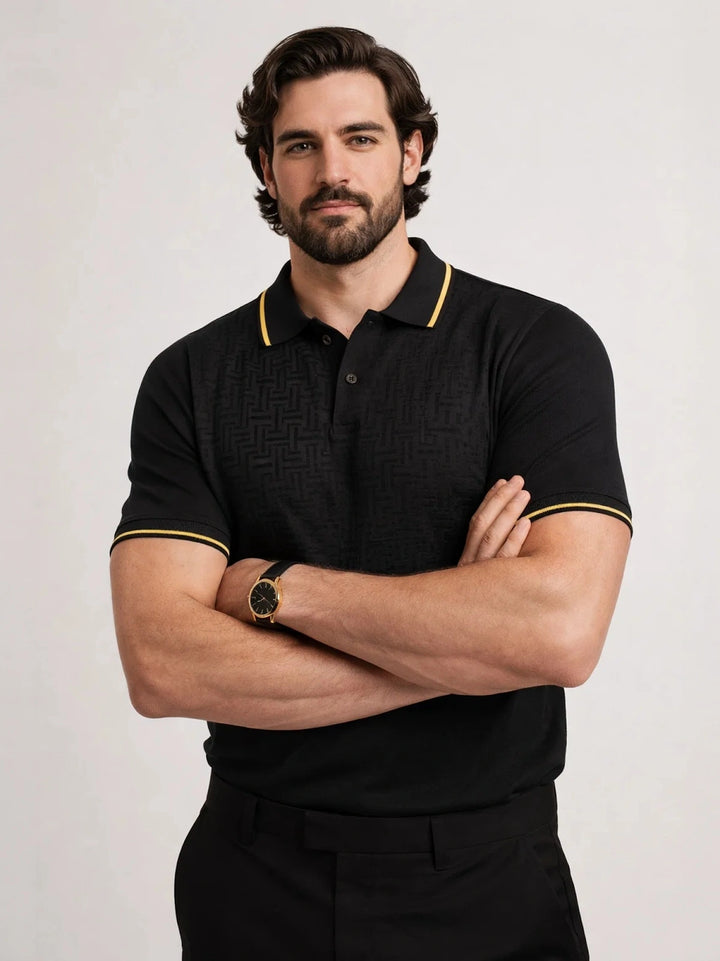 BIG HELLO - THE PLUS LIFE-Men Occasion Polo T-Shirts