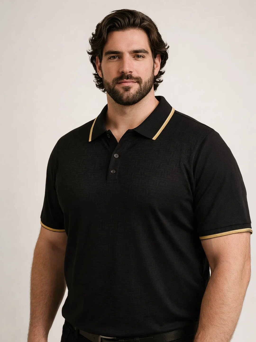 BIG HELLO - THE PLUS LIFE-Men Occasion Polo T-Shirts