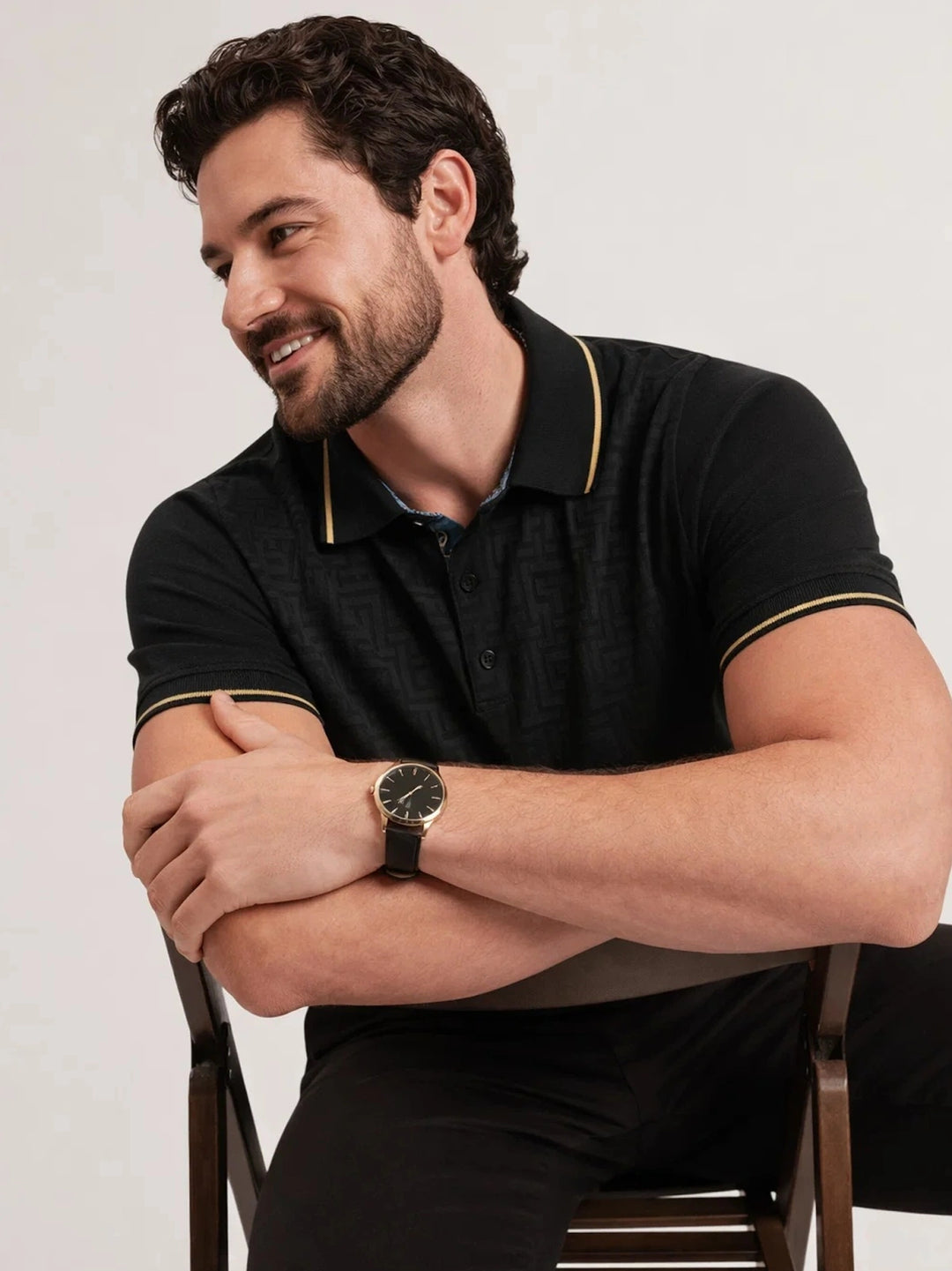 BIG HELLO - THE PLUS LIFE-Men Occasion Polo T-Shirts