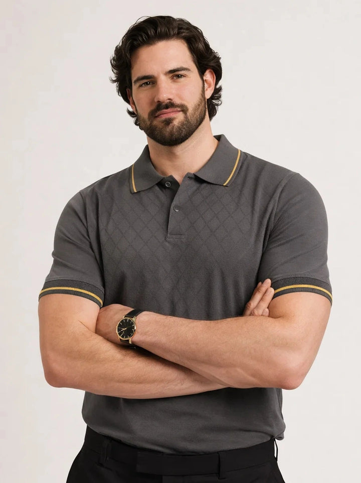 BIG HELLO - THE PLUS LIFE-Men Occasion Polo T-Shirts