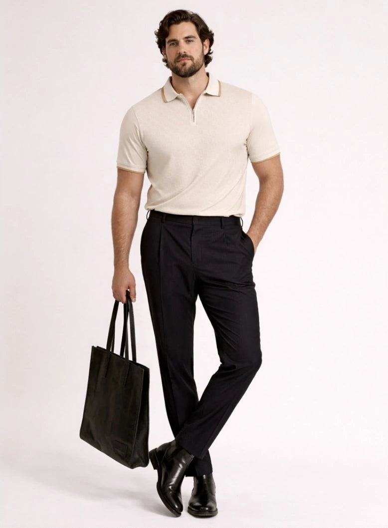 BIG HELLO - THE PLUS LIFE-Men Occasion Polo T-Shirts