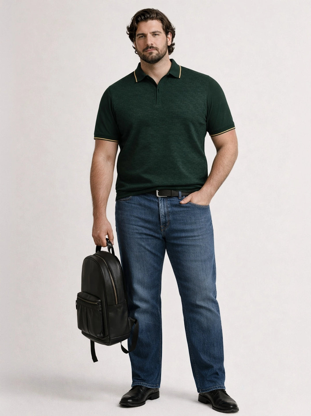 BIG HELLO - THE PLUS LIFE-Men Occasion Polo T-Shirts