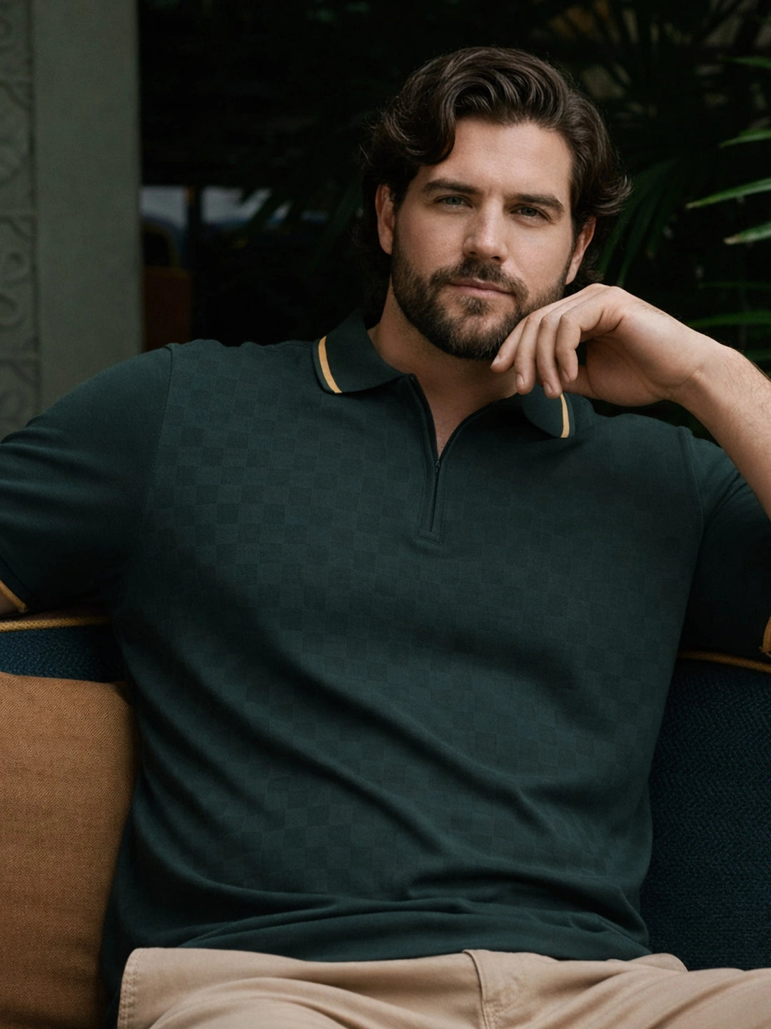BIG HELLO - THE PLUS LIFE-Men Occasion Polo T-Shirts