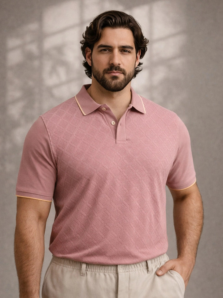 BIG HELLO - THE PLUS LIFE-Men Occasion Polo T-Shirts