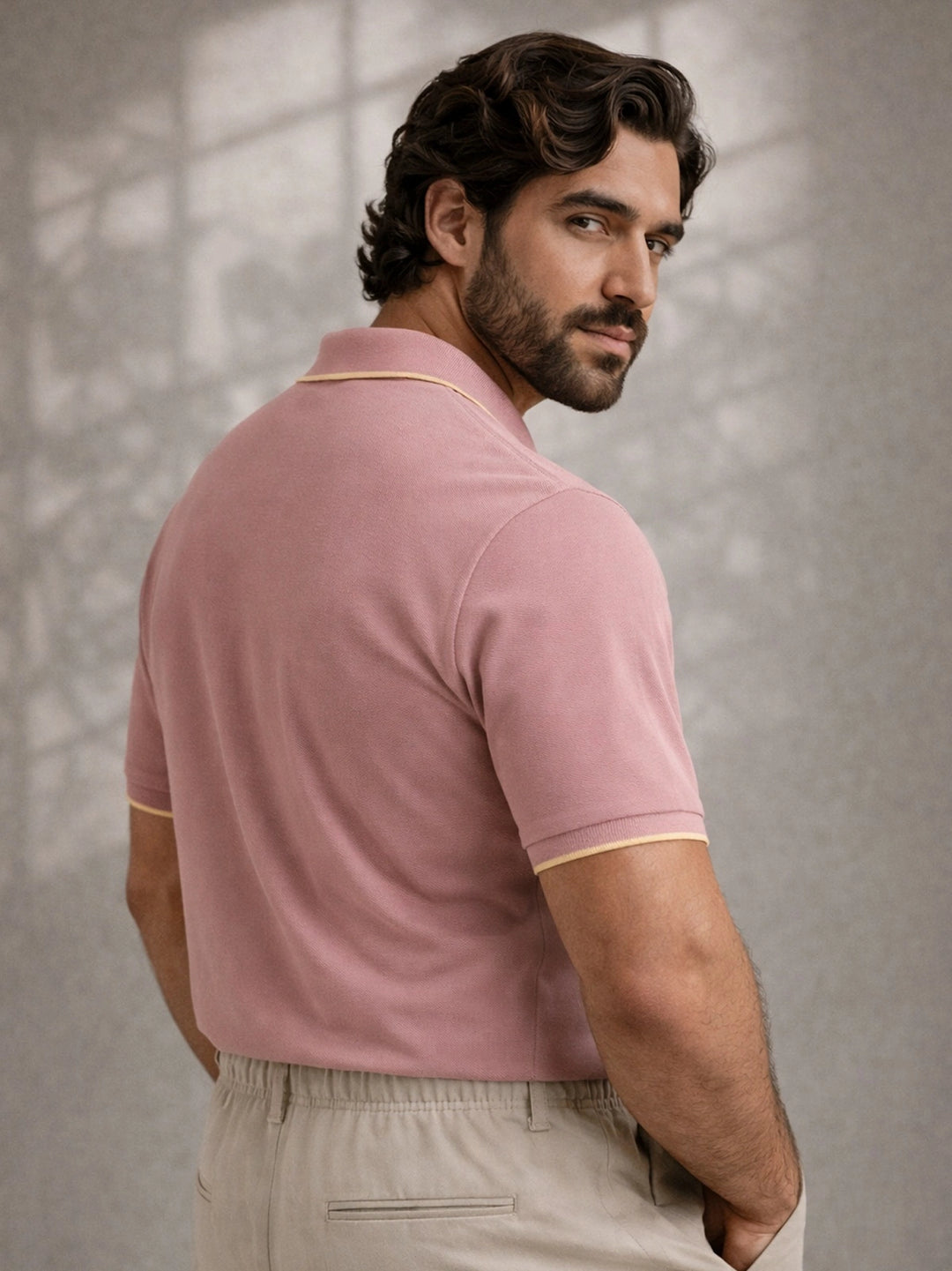 BIG HELLO - THE PLUS LIFE-Men Occasion Polo T-Shirts
