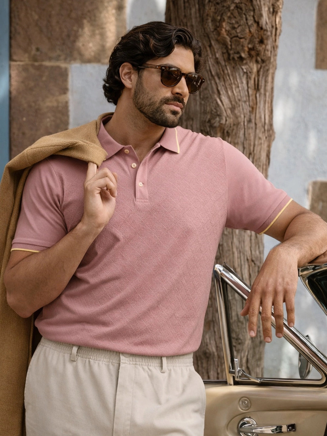 BIG HELLO - THE PLUS LIFE-Men Occasion Polo T-Shirts